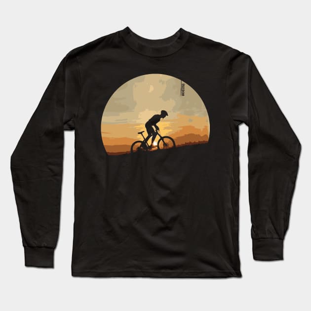 freedom bike Long Sleeve T-Shirt by manuvila